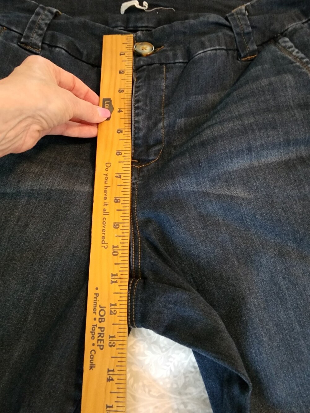 Plus Size M Jeans by Maurices High Rise Rolled Hem Cropped Jean, 18W - Picture 6 of 11